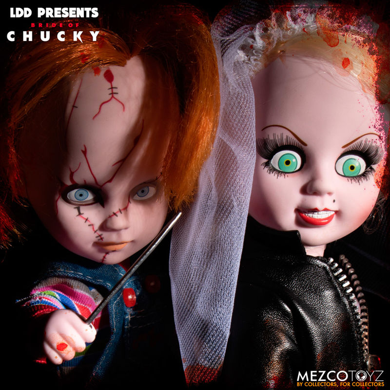 Set Action Figure Chucky & Tiffany Living Dead Dolls 25cm - MEZCO TOYZ - Model Kit