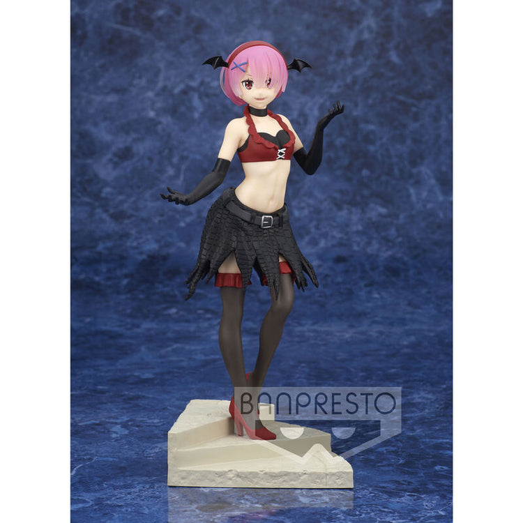Figura Ram Espresto Monster Motions Re:Zero - Statuetta 22cm - BANPRESTO - Model Kit