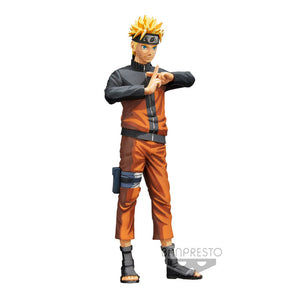 Naruto Shippuden Action Figure: Naruto Uzumaki Grandista Nero 27cm - BANPRESTO - Model Kit