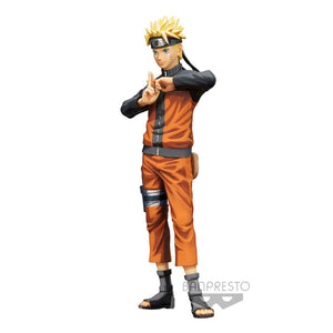 Naruto Shippuden Action Figure: Naruto Uzumaki Grandista Nero 27cm - BANPRESTO - Model Kit