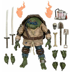 Action Figure Ultimate Leonardo Hunchback - Tartarughe Ninja 18cm - NECA - Model Kit