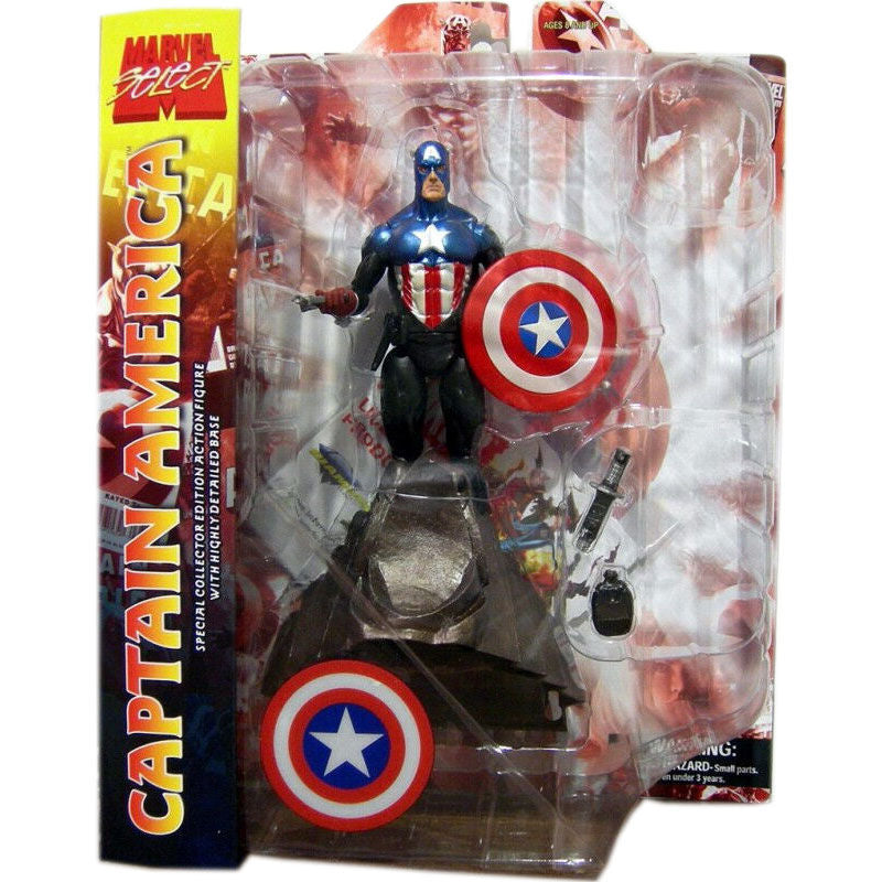 Action Figure Capitan America Marvel Select 18 cm - DIAMOND SELECT - Model Kit