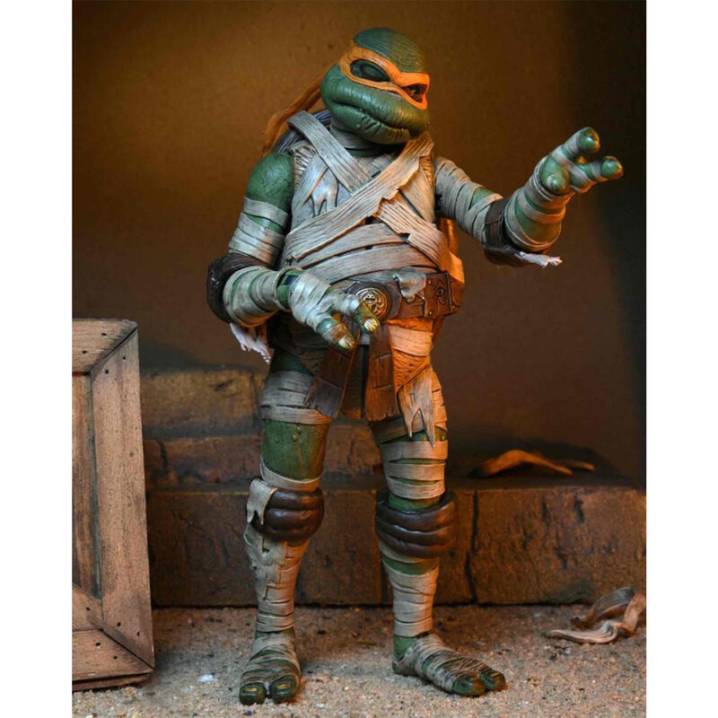 Action Figure Ultimate Michelangelo as the Mummy - Tartarughe Ninja 18cm - NECA - Model Kit
