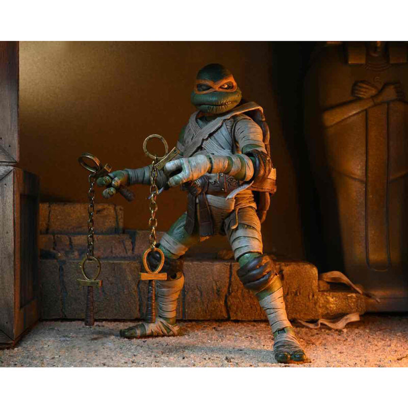 Action Figure Ultimate Michelangelo as the Mummy - Tartarughe Ninja 18cm - NECA - Model Kit