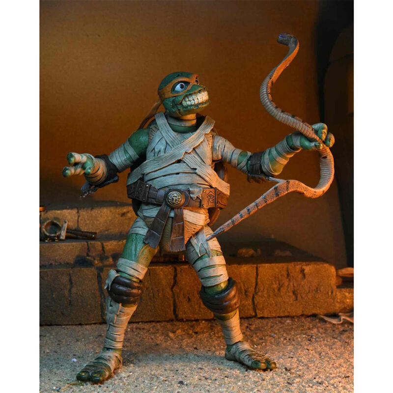 Action Figure Ultimate Michelangelo as the Mummy - Tartarughe Ninja 18cm - NECA - Model Kit