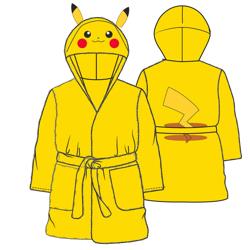Accappatoio Pikachu Adulto Pokemon in Coralina