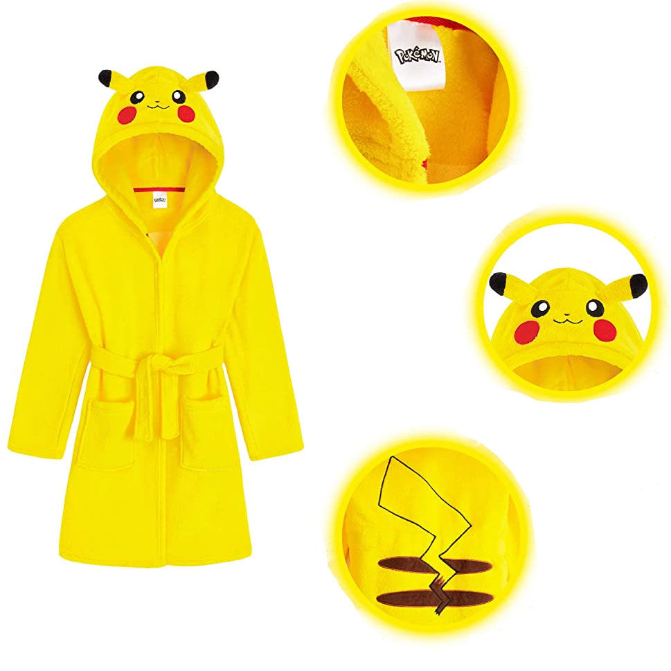 Accappatoio Pikachu Adulto Pokemon in Coralina