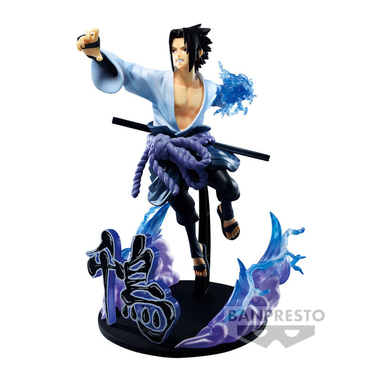 Figura Sasuke Uchiha Vibration Stars: Naruto Shippuden - 20cm - BANPRESTO - Model Kit