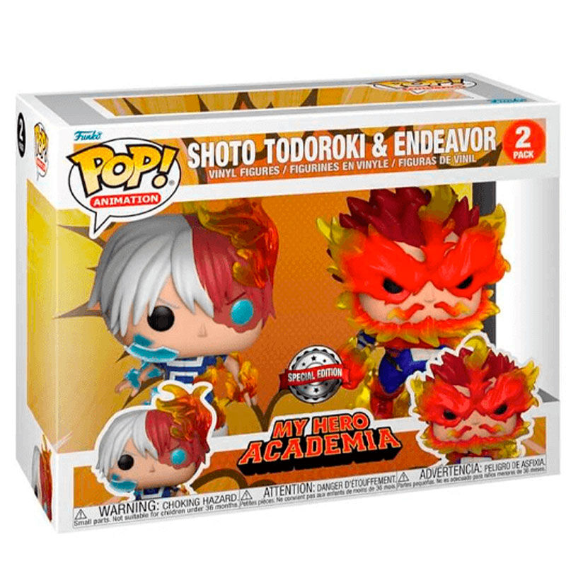 Funko POP! My Hero Academia: Shoto Todoroki & Endeavor - Blister Esclusivo - FUNKO - Model Kit
