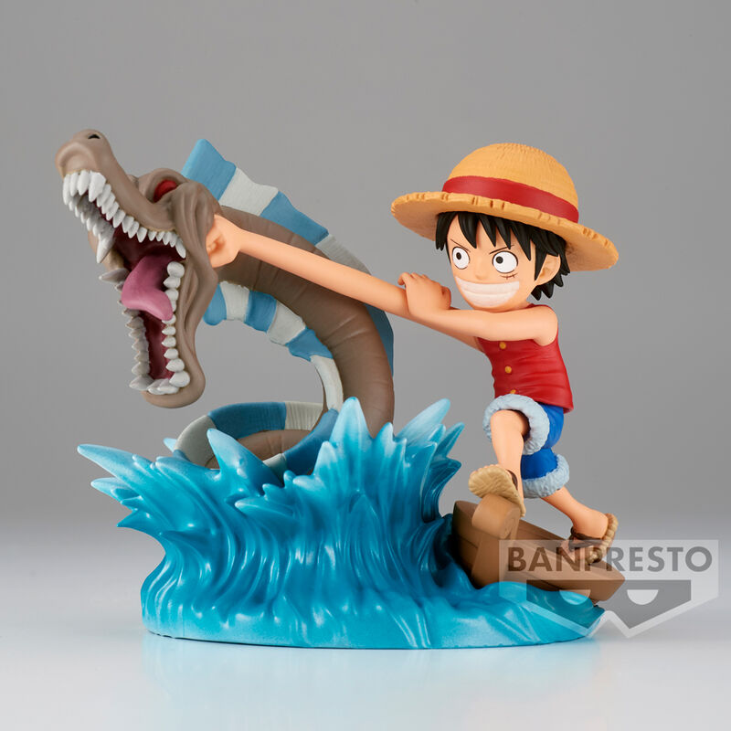Action Figure Monkey D. Luffy vs Mostro Marino - One Piece - 7cm - BANPRESTO - Model Kit