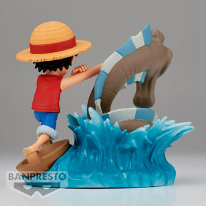 Action Figure Monkey D. Luffy vs Mostro Marino - One Piece - 7cm - BANPRESTO - Model Kit