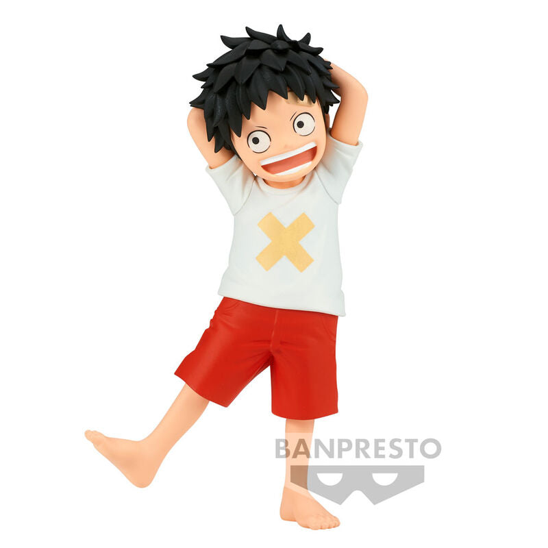 Monkey D. Luffy Children - Action Figure 12cm - The Grandline Series Film Red - BANPRESTO - Model Kit