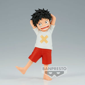 Monkey D. Luffy Children - Action Figure 12cm - The Grandline Series Film Red - BANPRESTO - Model Kit