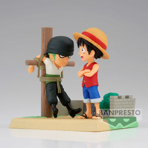Action Figure One Piece: Monkey D. Luffy & Roronoa Zoro - 7cm - BANPRESTO - Model Kit