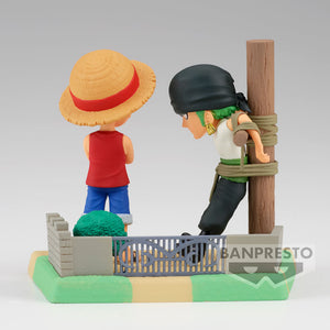 Action Figure One Piece: Monkey D. Luffy & Roronoa Zoro - 7cm - BANPRESTO - Model Kit
