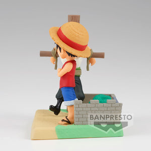 Action Figure One Piece: Monkey D. Luffy & Roronoa Zoro - 7cm - BANPRESTO - Model Kit