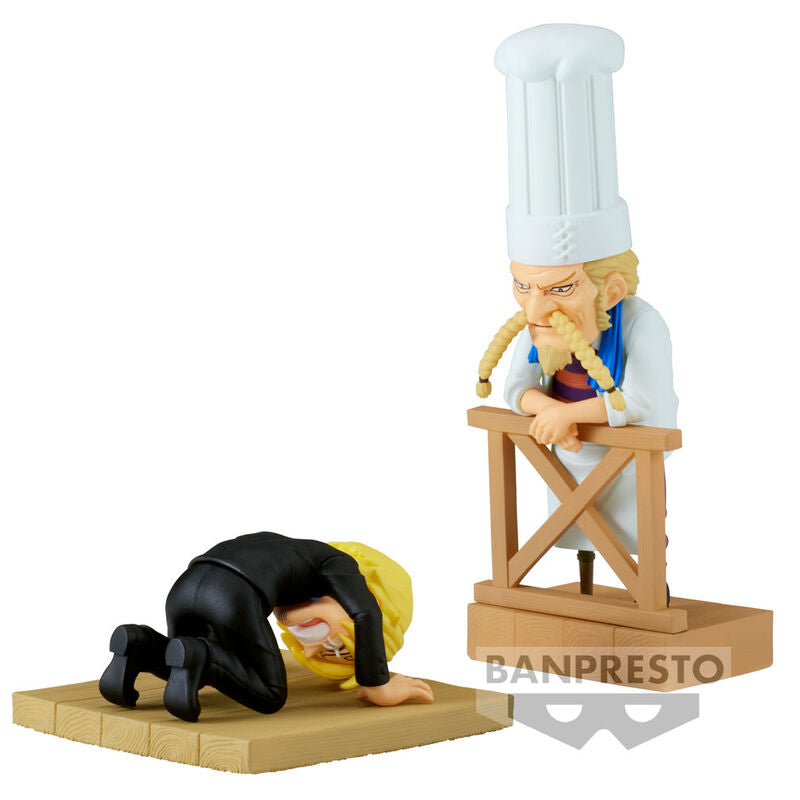 Action Figure Sanji & Zeff - World Collectable Figure (WCF) - One Piece - BANPRESTO - Model Kit