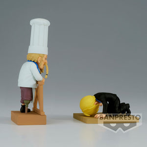 Action Figure Sanji & Zeff - World Collectable Figure (WCF) - One Piece - BANPRESTO - Model Kit