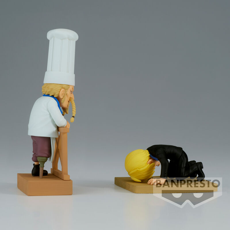 Action Figure Sanji & Zeff - World Collectable Figure (WCF) - One Piece - BANPRESTO - Model Kit