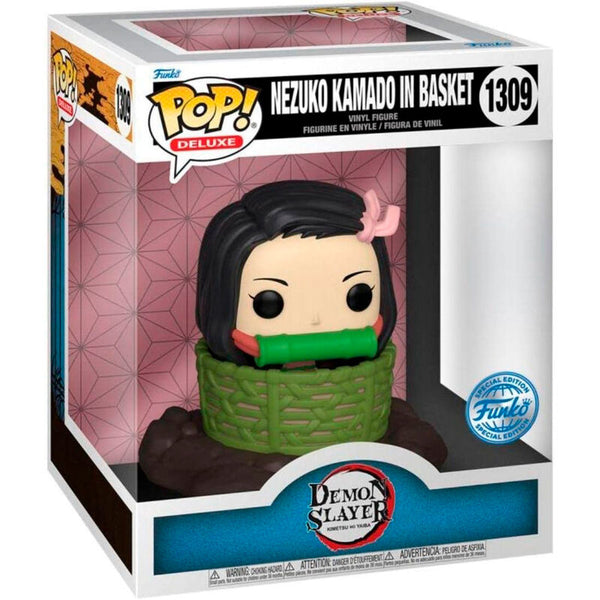 Funko POP Deluxe Demon Slayer: Nezuko Kamado in Cesto Esclusiva