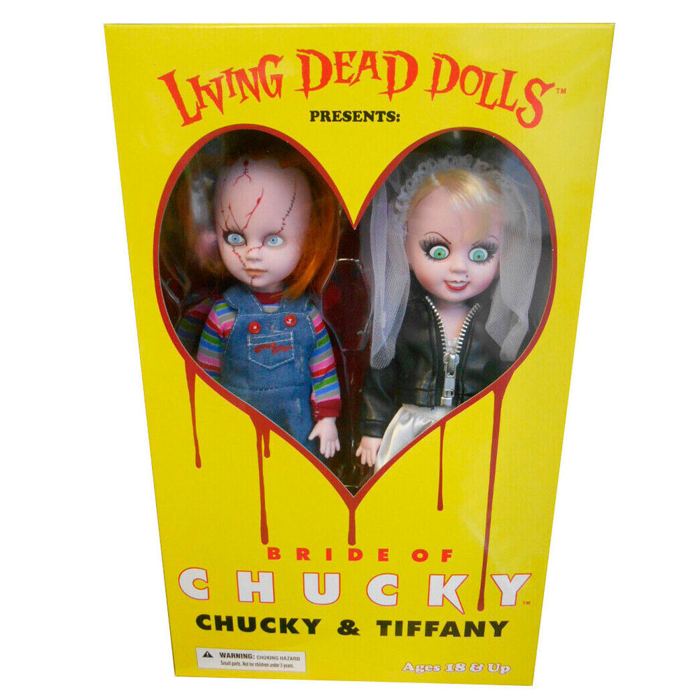 Set Action Figure Chucky & Tiffany Living Dead Dolls 25cm - MEZCO TOYZ - Model Kit