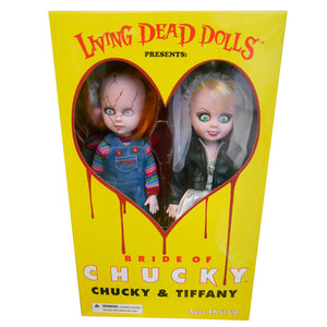 Set Action Figure Chucky & Tiffany Living Dead Dolls 25cm - MEZCO TOYZ - Model Kit