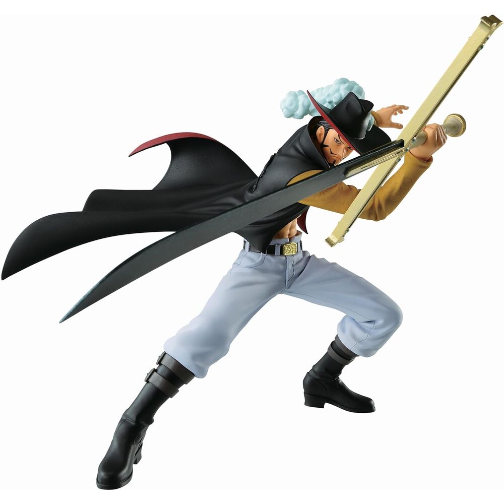 Action Figure Dracule Mihawk Battle Record Collection - One Piece 13cm - BANPRESTO - Model Kit