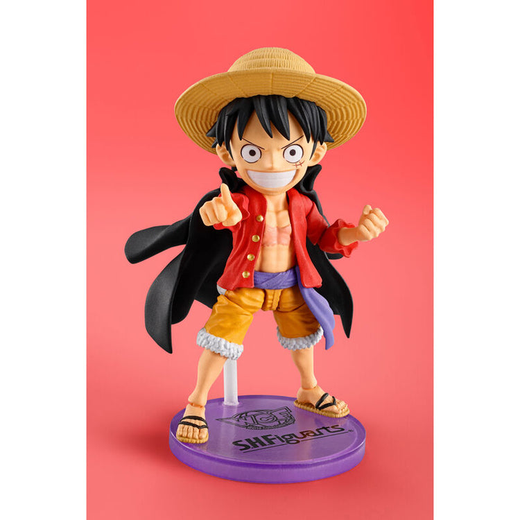 S.H. Figuarts Monkey D. Luffy World Collectable - Action Figure One Piece - TAMASHII NATIONS - Model Kit