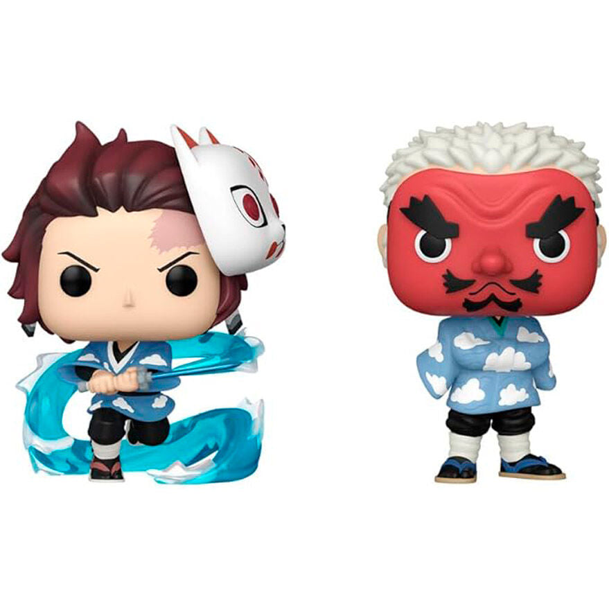 Funko Pop! Demon Slayer: Set 2 Figure Tanjiro Kamado & Sakonji Urokodaki - FUNKO - Model Kit