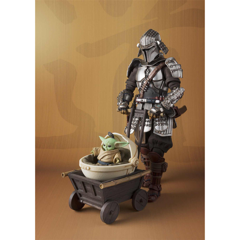 Action Figure Ronin Mandalorian Beskar Armor & Grogu 18cm - Star Wars - TAMASHII NATIONS - Model Kit