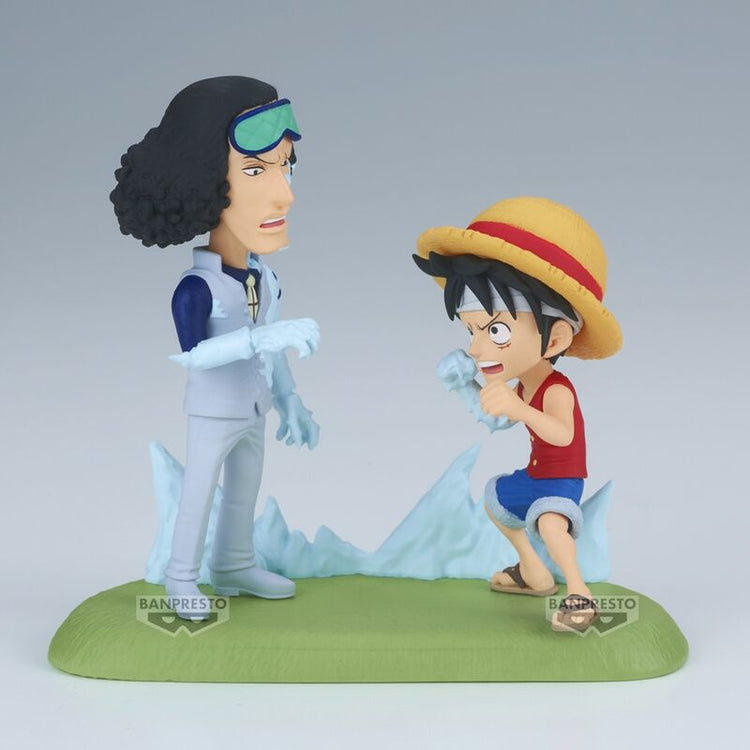 Action Figure Monkey D. Luffy vs Kuzan - World Collectable Figure - BANPRESTO - Model Kit