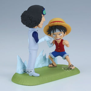 Action Figure Monkey D. Luffy vs Kuzan - World Collectable Figure - BANPRESTO - Model Kit