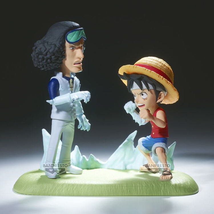 Action Figure Monkey D. Luffy vs Kuzan - World Collectable Figure - BANPRESTO - Model Kit