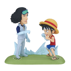 Action Figure Monkey D. Luffy vs Kuzan - World Collectable Figure - BANPRESTO - Model Kit