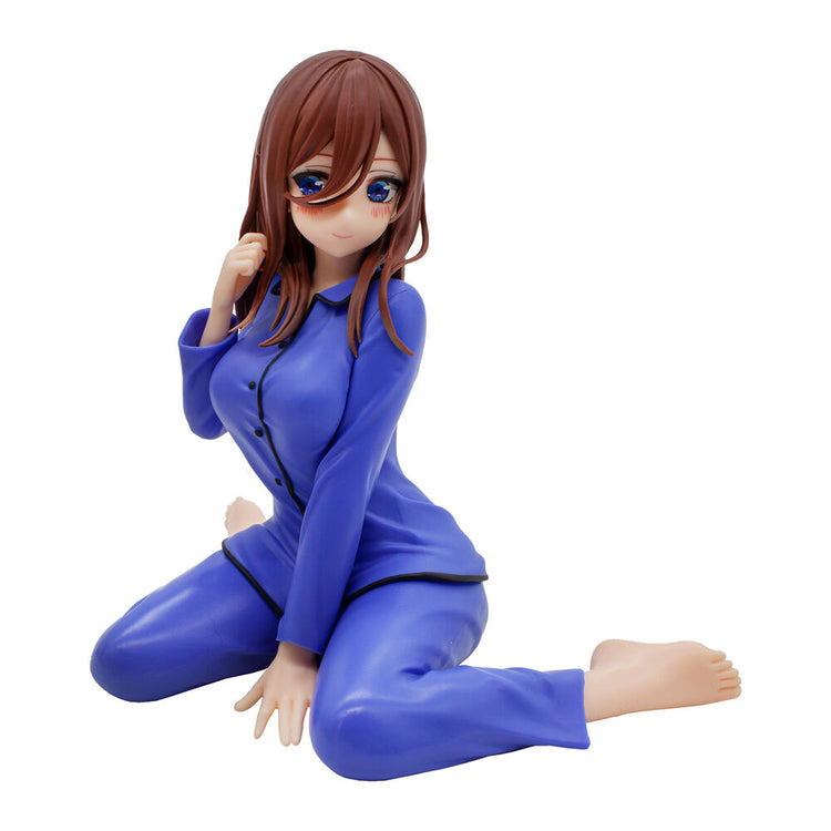 Miku Nakano Relax Time: Action Figure da 12cm de Le Quintuplette - BANPRESTO - Model Kit