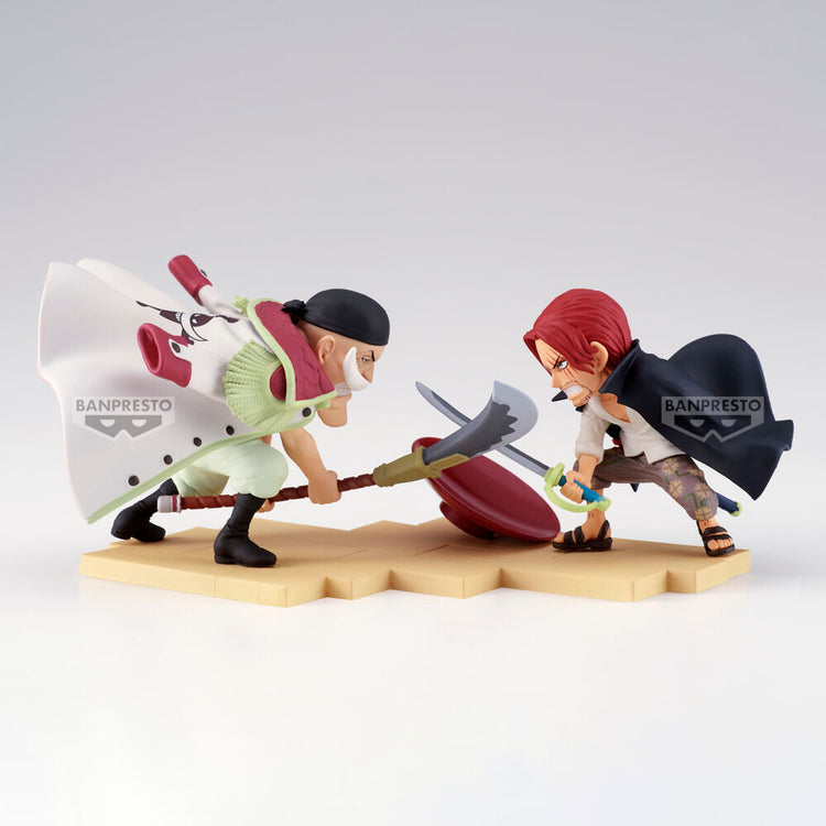 Action Figure One Piece: Edward Newgate vs Shanks World Collectable 13cm - BANPRESTO - Model Kit
