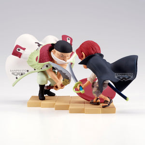 Action Figure One Piece: Edward Newgate vs Shanks World Collectable 13cm - BANPRESTO - Model Kit