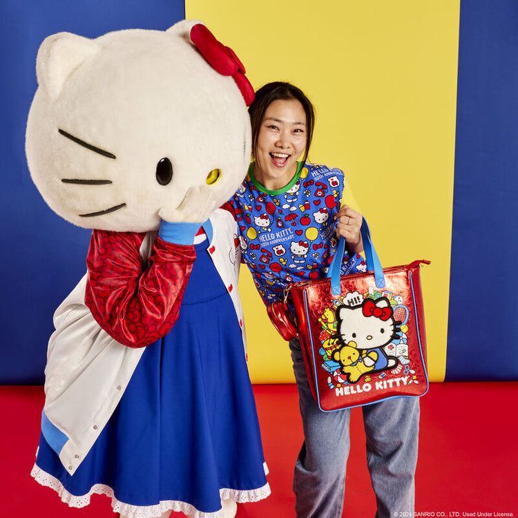 Borsa e Portafoglio Hello Kitty 50° Anniversario Loungefly - LOUNGEFLY - Model Kit