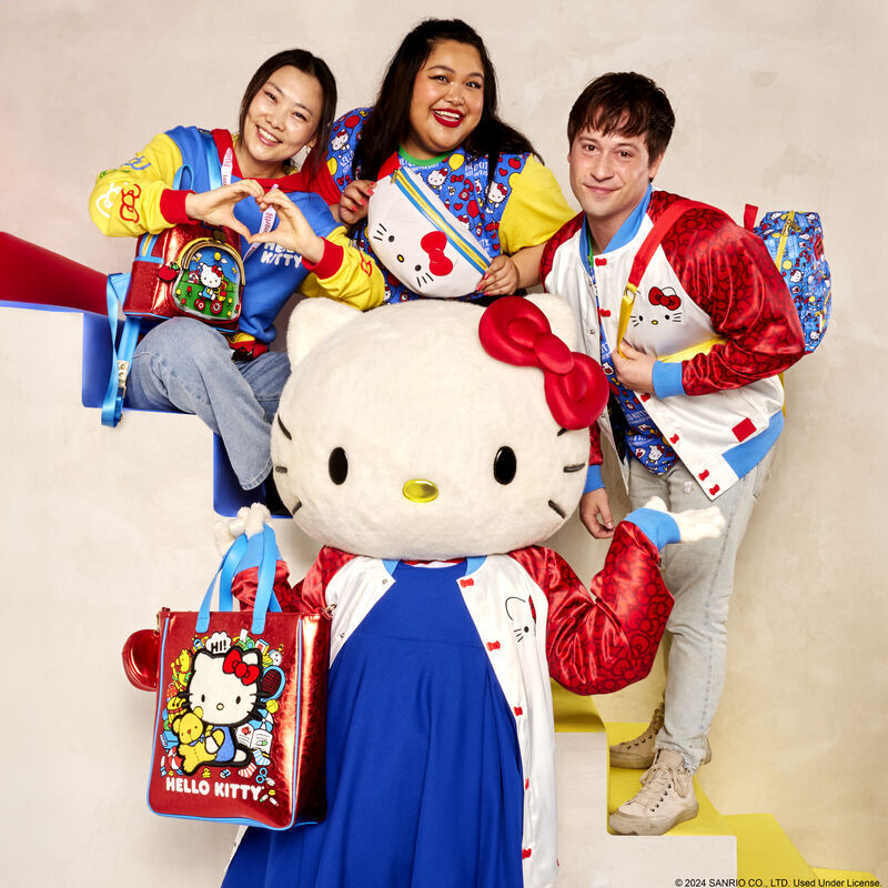 Borsa e Portafoglio Hello Kitty 50° Anniversario Loungefly - LOUNGEFLY - Model Kit