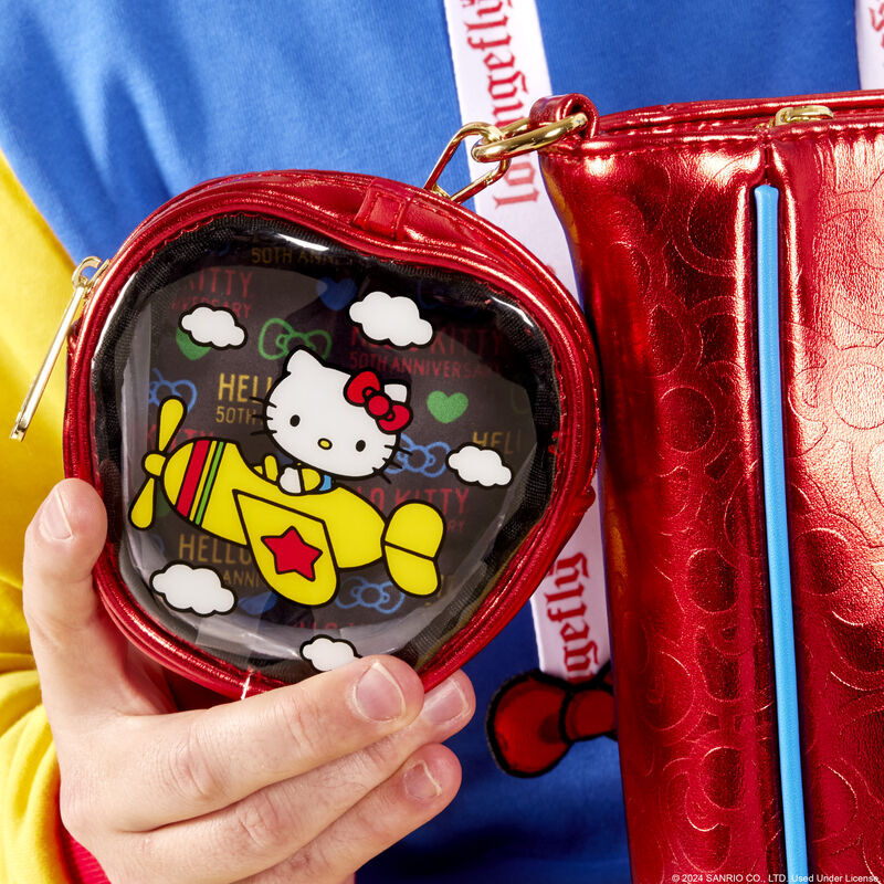 Borsa e Portafoglio Hello Kitty 50° Anniversario Loungefly - LOUNGEFLY - Model Kit