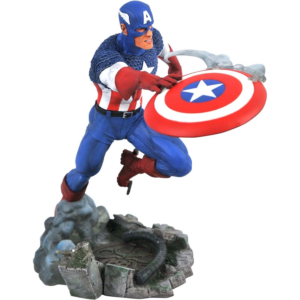 Statua Captain America Marvel Gallery Diamond Select 25cm - DIAMOND SELECT - Model Kit