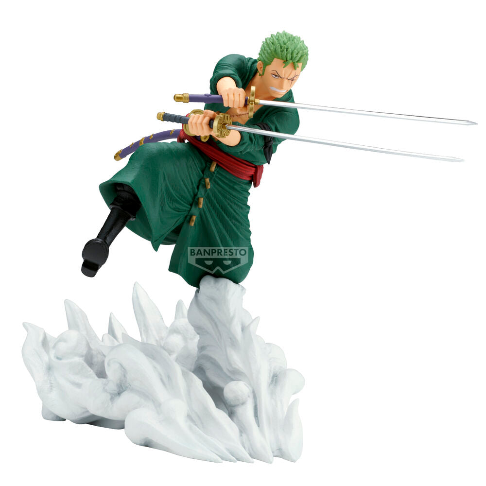 Figura Roronoa Zoro Senkozekkei - One Piece - 15cm - BANPRESTO - Model Kit