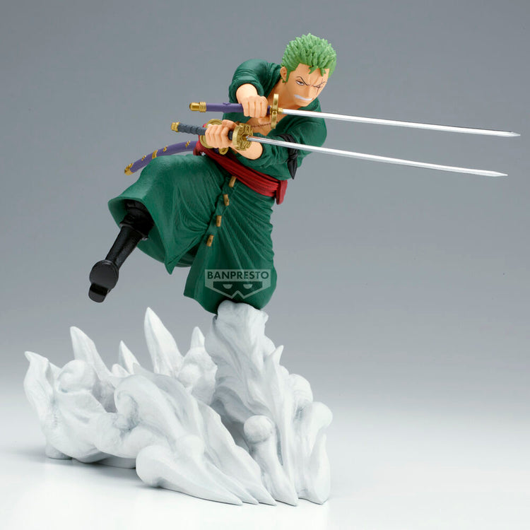 Figura Roronoa Zoro Senkozekkei - One Piece - 15cm - BANPRESTO - Model Kit