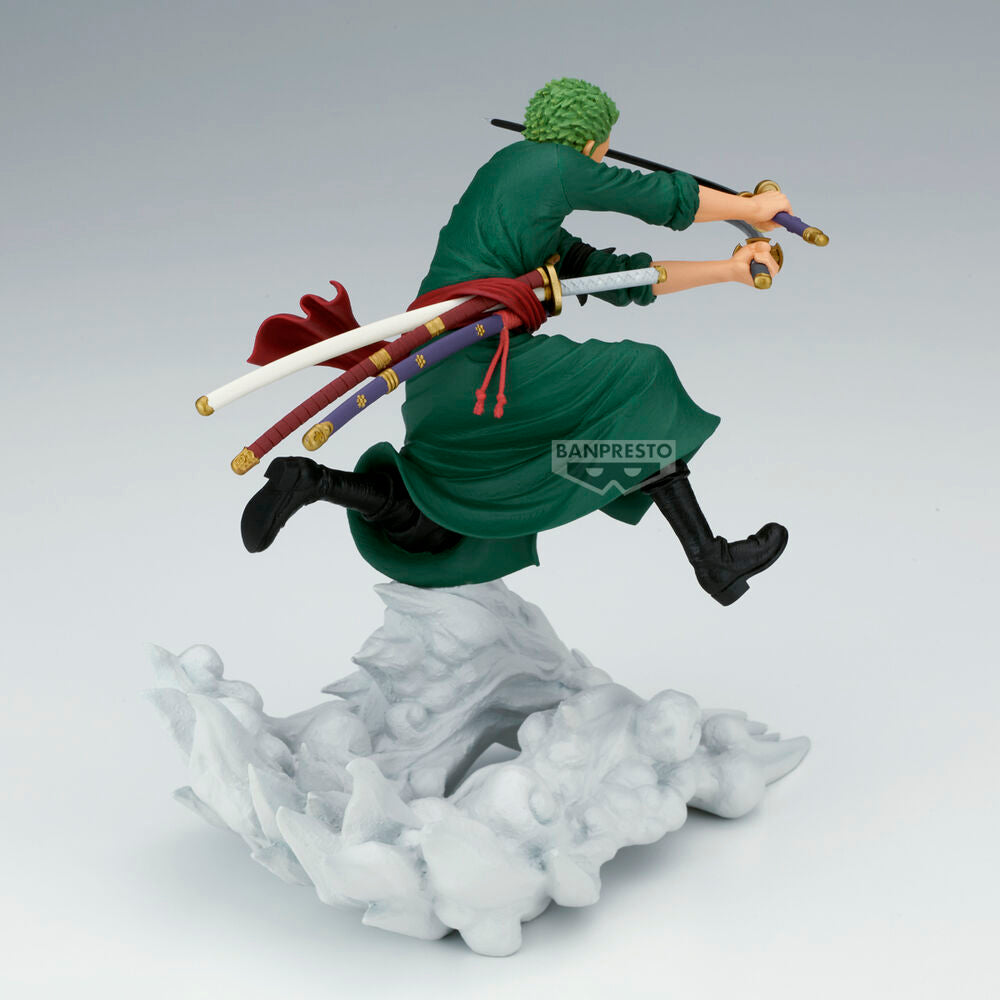 Figura Roronoa Zoro Senkozekkei - One Piece - 15cm - BANPRESTO - Model Kit