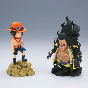 Action Figure Portgas D. Ace vs Marshall D. Teach - One Piece 8cm - BANPRESTO - Model Kit