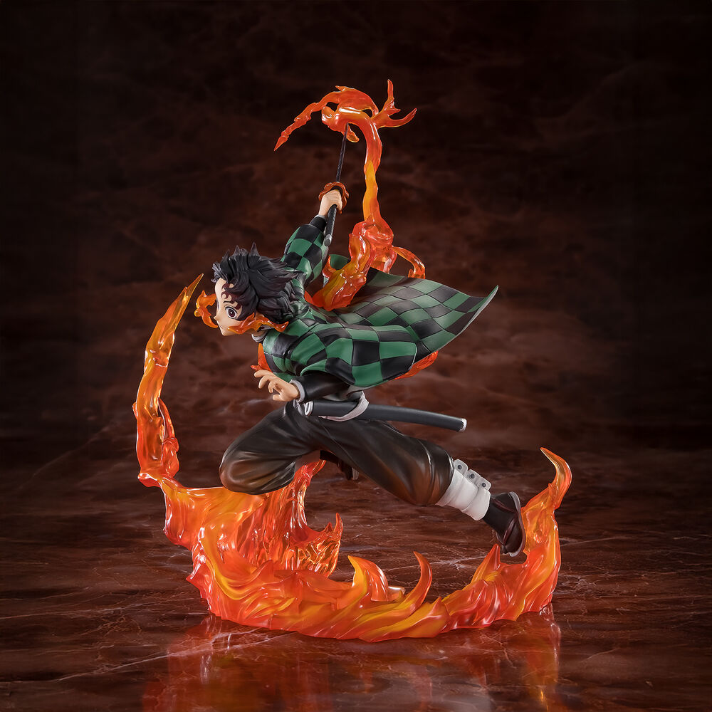 [PREORDER] Figura Tanjiro Kamado Kyojuro Rengokus Sword Guard Demon Slayer Kimetsu no Yaiba 19,5cm