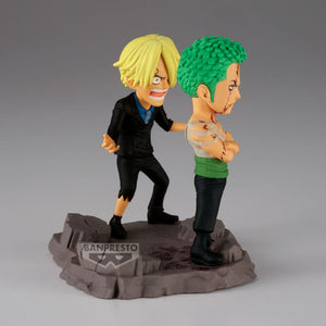 Action Figure Roronoa Zoro & Sanji - One Piece - 8cm - BANPRESTO - Model Kit