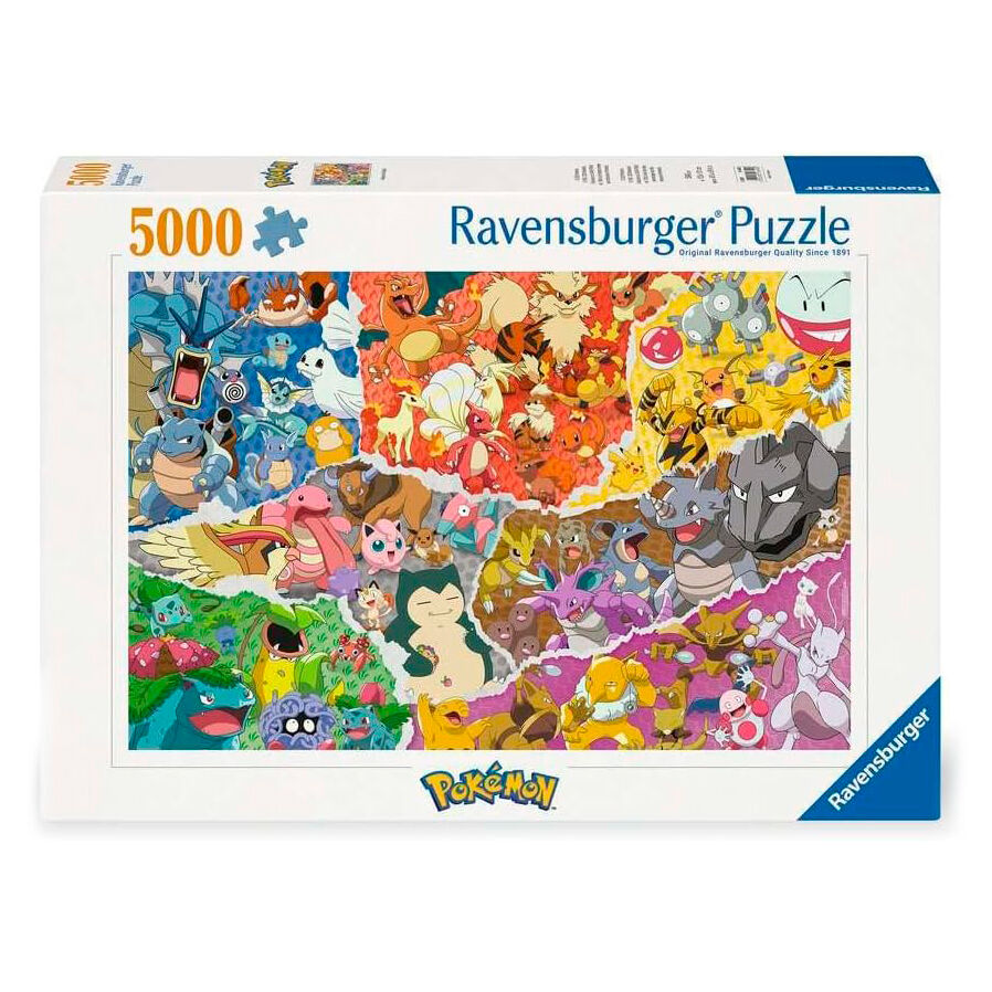 Puzzle Pokémon Ravensburger 5000 Pezzi - Edizione Gigante