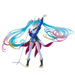 Figura Banpresto Evolve: Gundam x Hatsune Miku 45° Anniversario - 21cm - BANPRESTO - Model Kit