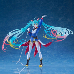 Figura Banpresto Evolve: Gundam x Hatsune Miku 45° Anniversario - 21cm - BANPRESTO - Model Kit